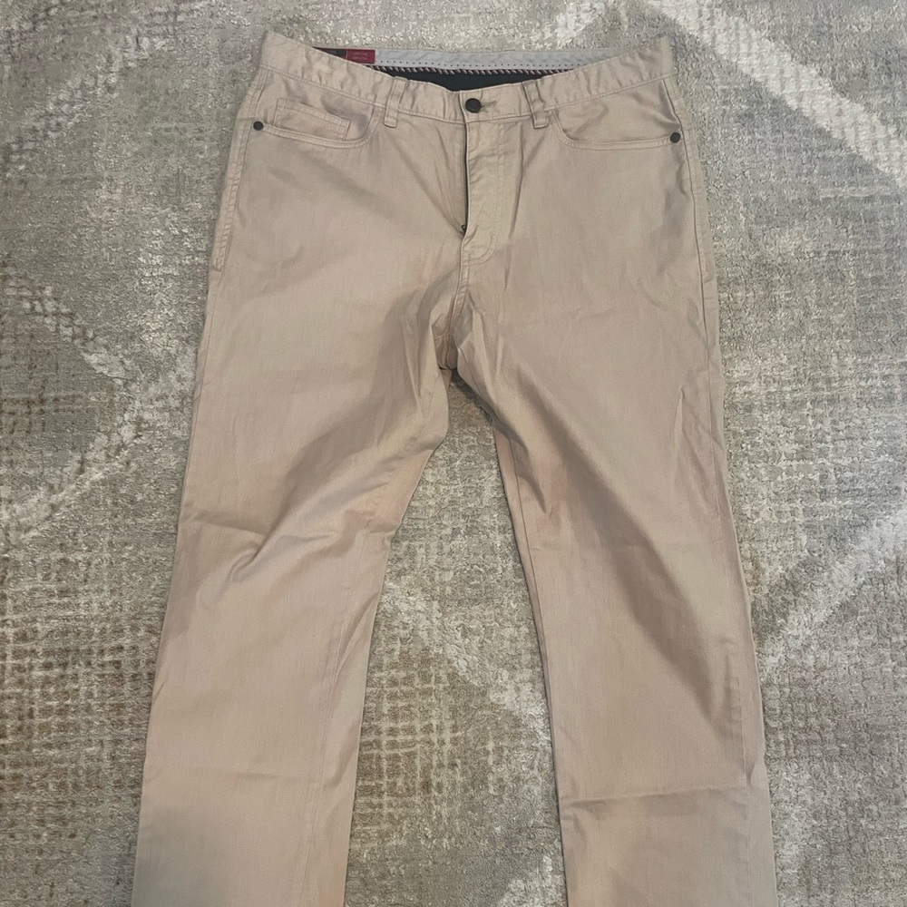 Johnston & Murphy XC4 Slim Fit Pants - Beige
